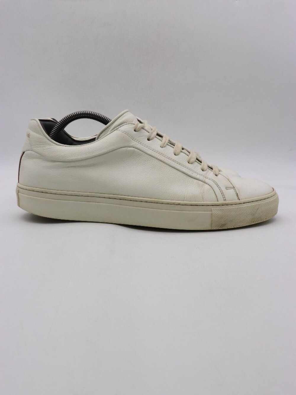 To Boot New York Men's 10.5 White Leather Casual Sneakers Hand By Made In Italy